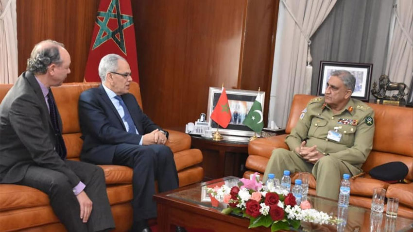 High level Morocco delegation meets Pakistan Army Chief