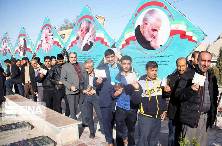 Iran parliamentary elections witness lines of voters at polling stations