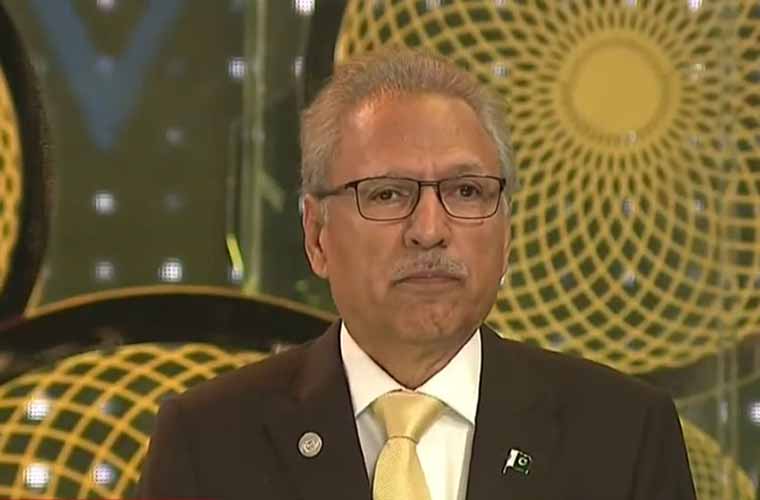 President Alvi meets special children at renowned fast food chain in Karachi