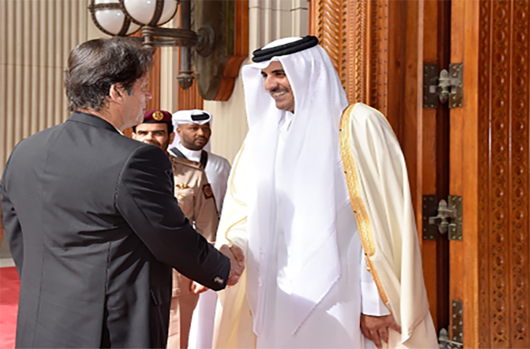 PM Imran Khan meets Emir of Qatar during his Doha visit