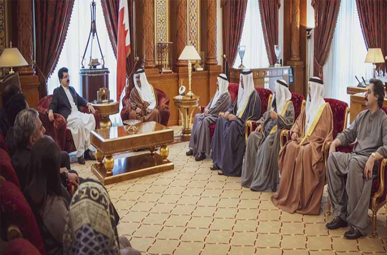 Senate Chairman meets Crown Prince during Bahrain visit