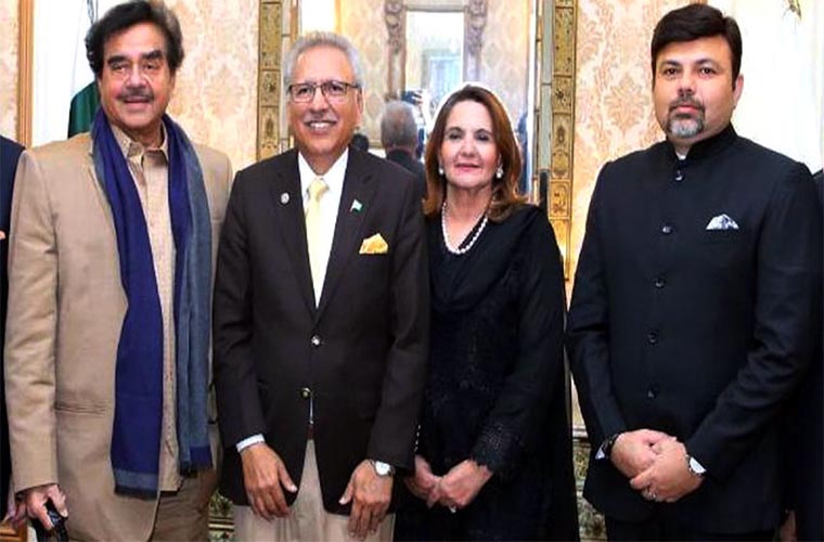 Indian politician and former actor Shatrughan Sinha meets President
