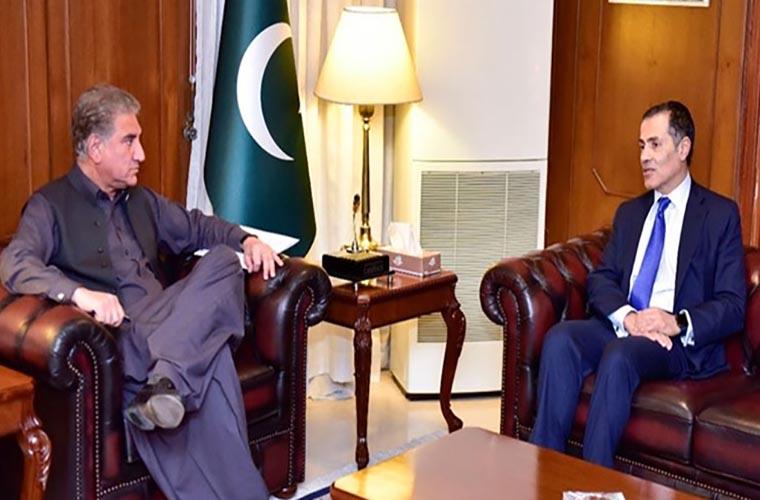 Vali Nasr meets FM Shah Mehmood to discuss issues relating to US policy
