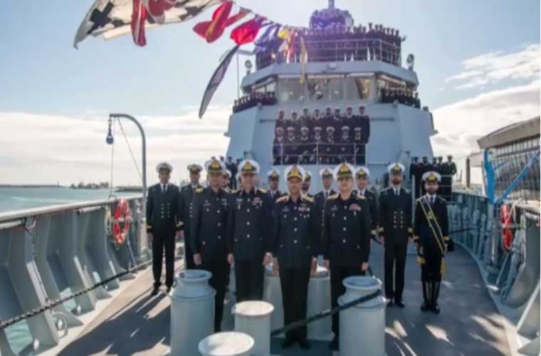 Yarmook ship inducted in Pakistan Navy today