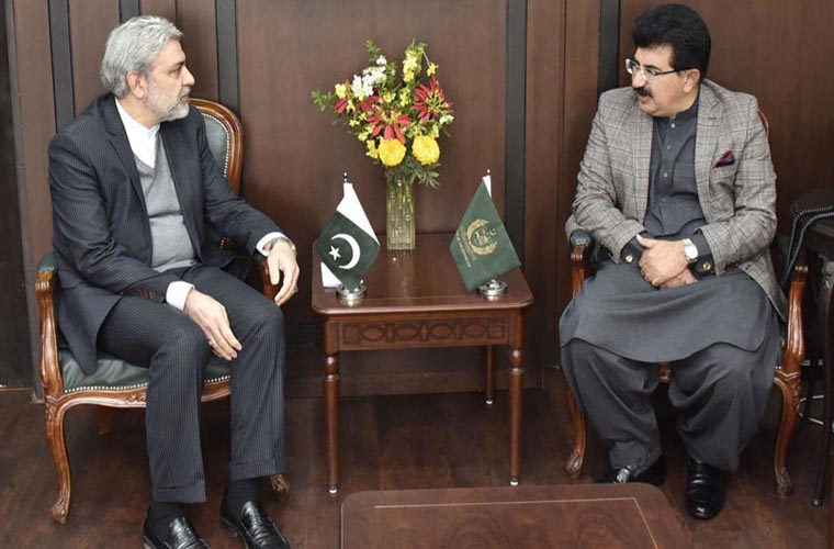Iran Ambassador Mohammad Ali Hosseini meets Chairman Senate