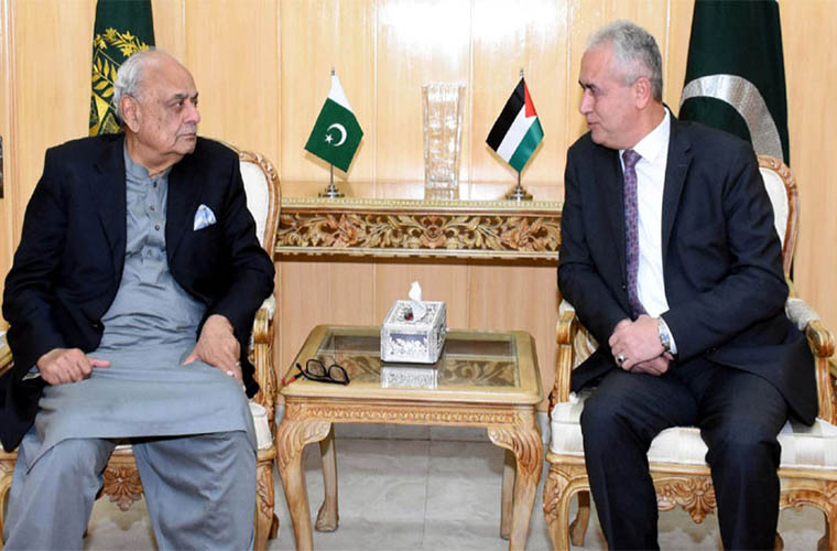 Interior Minister appreciates Palestine role in regional peace