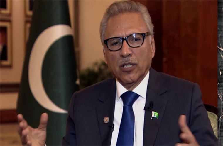President notes unity and determination of nation in war against terrorism.