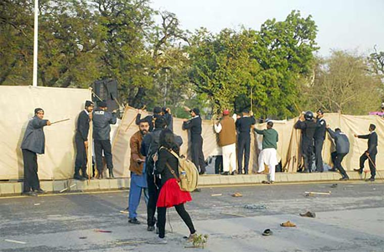 Islamabad police registers case against attack on Aurat March