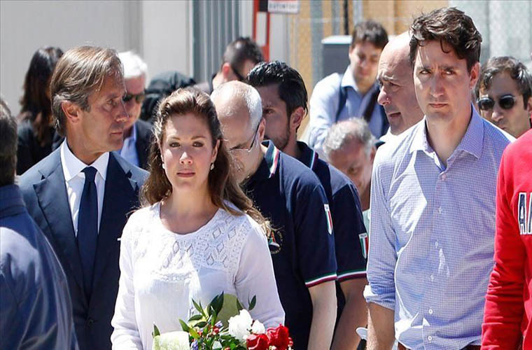 Coronavirus hugs Canadian PM’s wife