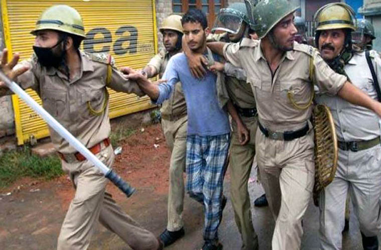 India arrests over a dozen youth during crackdown on political opponents