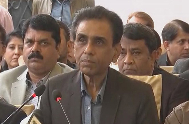 Khaliq Maqbool announces protest against Sindh govt