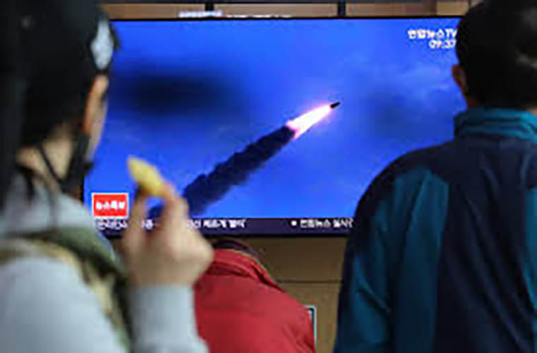 North Korea fires two short range missiles today