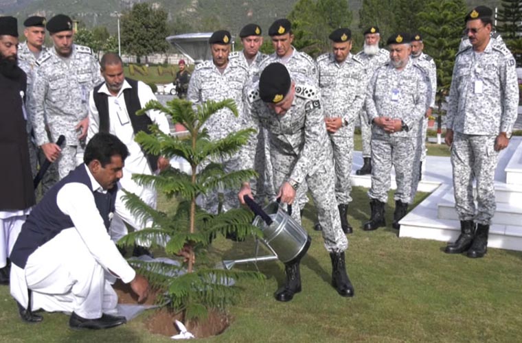Pakistan Navy launches spring tree plantation campaign