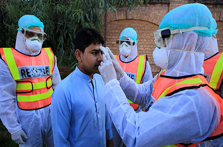 Pakistan leadership review progress on measures against Covid19 spread
