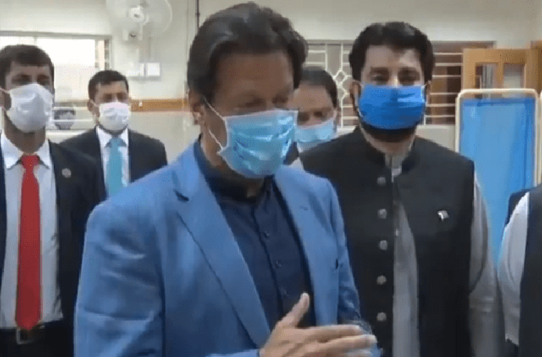 Prime Minister visits Quarantine Center at Bolan Medical College Hospital Quetta