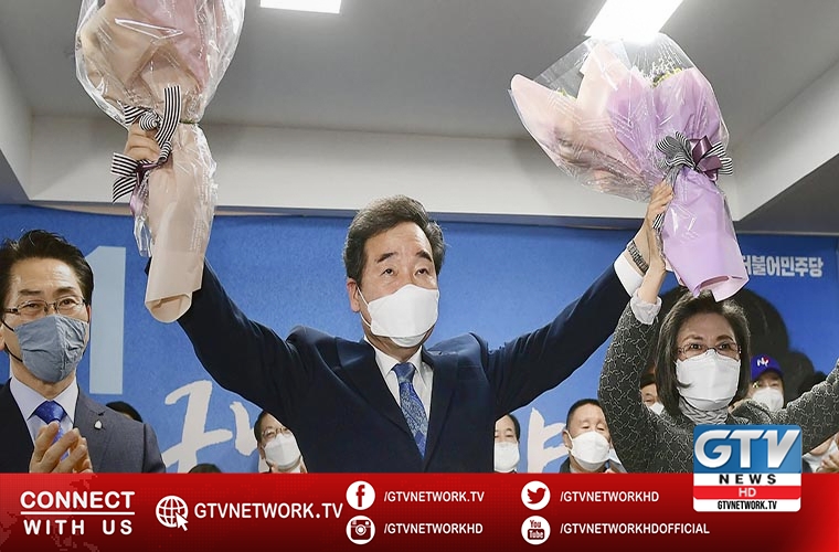 Ruling party wins South Korea election amid coronavirus outbreak