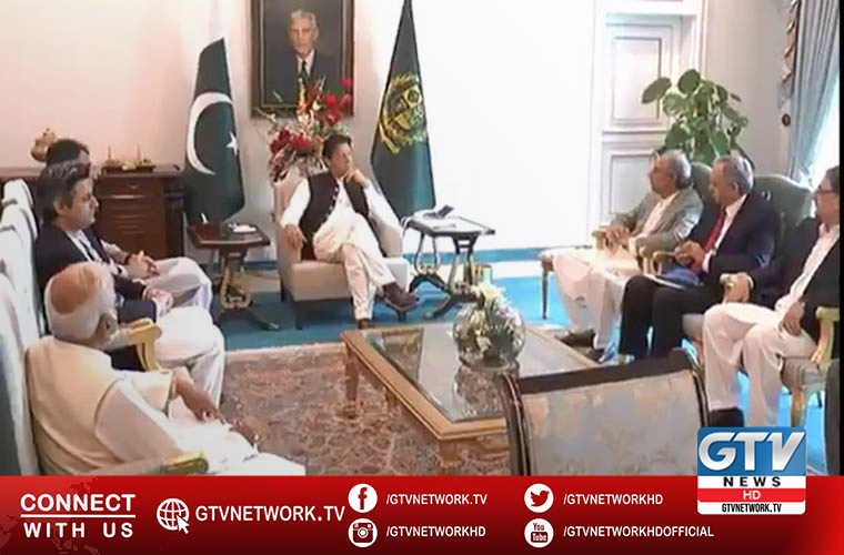The team PM Imran Khan review economic conditions and Covid19 situation