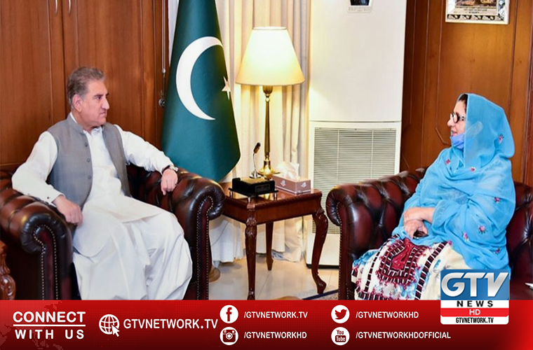 Minister Zubeda Jalal and FM Qureshi discuss economic diplomacy and defence production