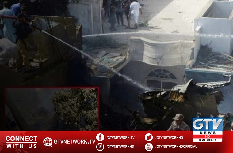 Relief and rescue operation continues at plane crash site in Karachi