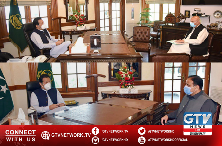 PM discusses locust operation and political situation with Punjab CM