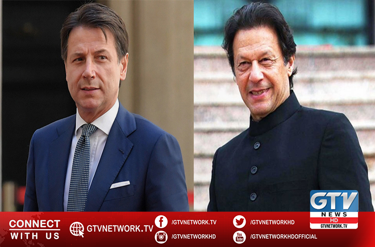 PM Imran Khan and his Italian counterpart discuss Coronavirus challenge