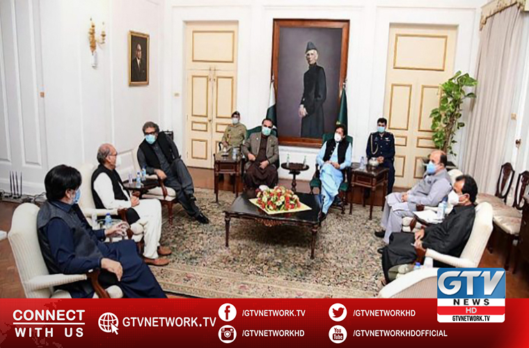 PTI Core Committee Sindh meets Prime Minister during Karachi visit