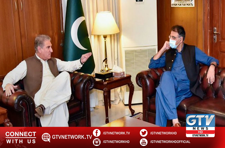 Ministers Shah Mahmood and Asad Umar meet to review steps against Coronavirus