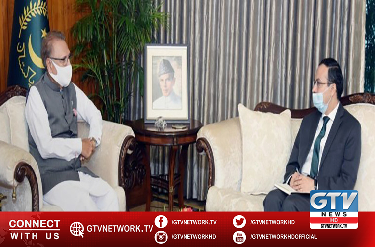Newly appointed ambassador for Azerbaijan meet President Dr Arif Alvi