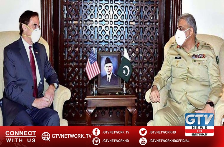 US Charge d’ Affairs to Pakistan Paul W Jones pays farewell call on COAS