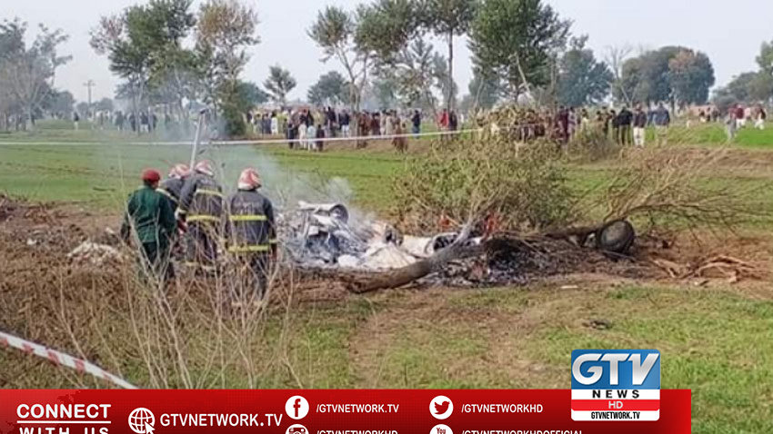 PAF plane crashes on routine training flight