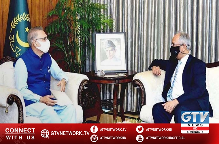 President Alvi asks ambassadors designate to expose real face of India