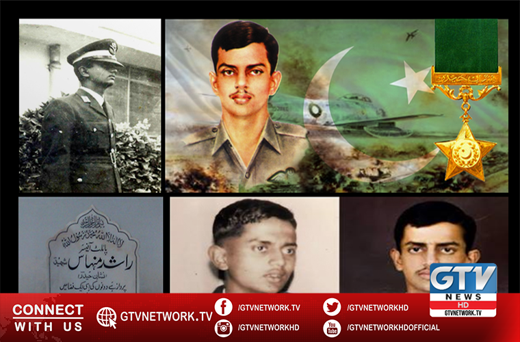 PAF contingent lays floral wreath at grave of Pilot Officer Rashid Minhas