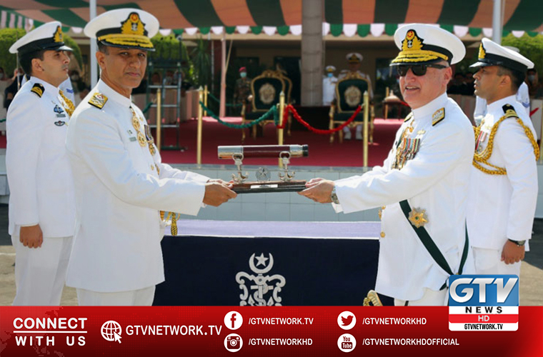 Admiral Amjad Khan Niazi take charge as Pakistan Naval Chief