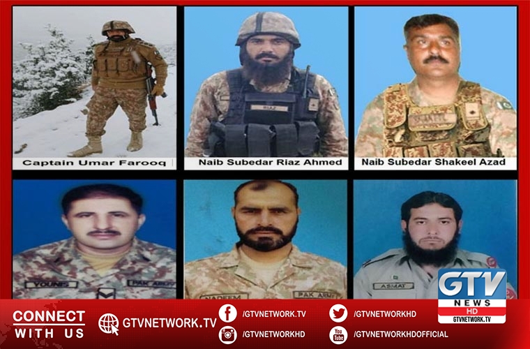 One officer and five soldiers of Pakistan Army martyred in IED attack