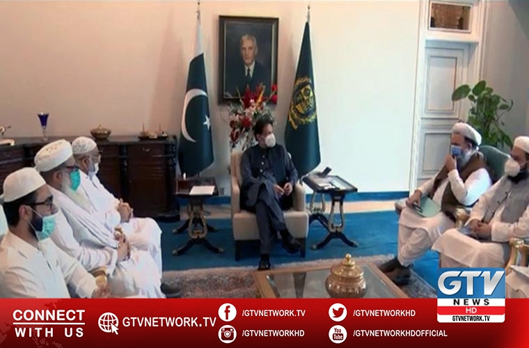 Religious scholars from KP meet PM Imran Khan in Islamabad