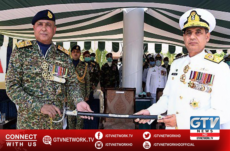 Two vice admirals take over as Pakistan Navy COMKAR and COMCOAST