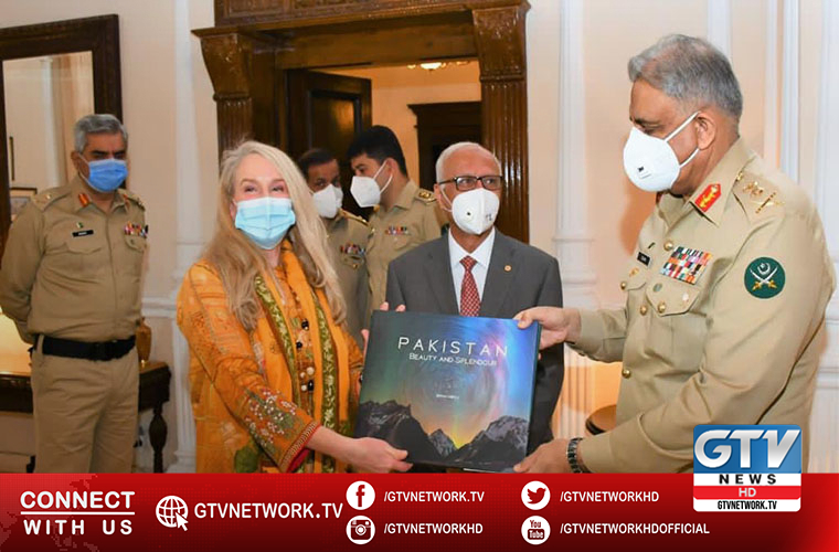 COAS thanks mountaineer Vanessa O’Brien for promoting Pakistan