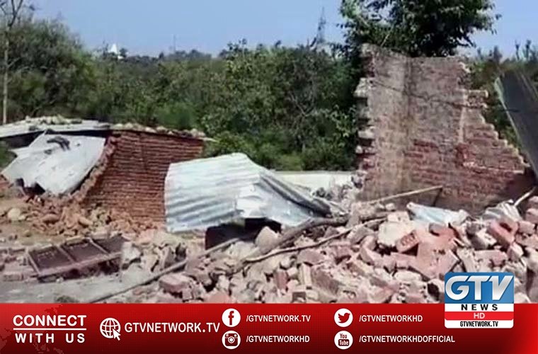 Indian govt demolish houses of Kashmiri Muslims in IOJK to grab their land