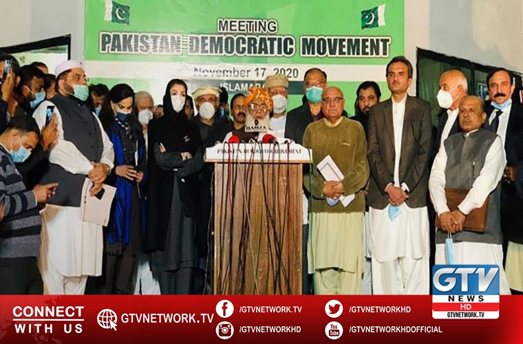 PDM opposition parties alliance unveils 12 point Pakistan Accord