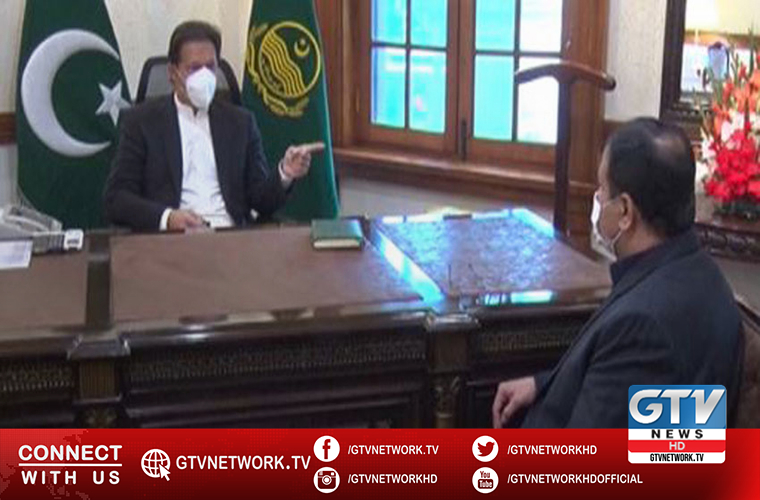 CM Punjab Usman Buzdar calls on Prime Minister Imran Khan