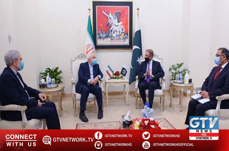 Iran FM Javad Zarif meets Foreign Minister Shah Mahmood Qureshi