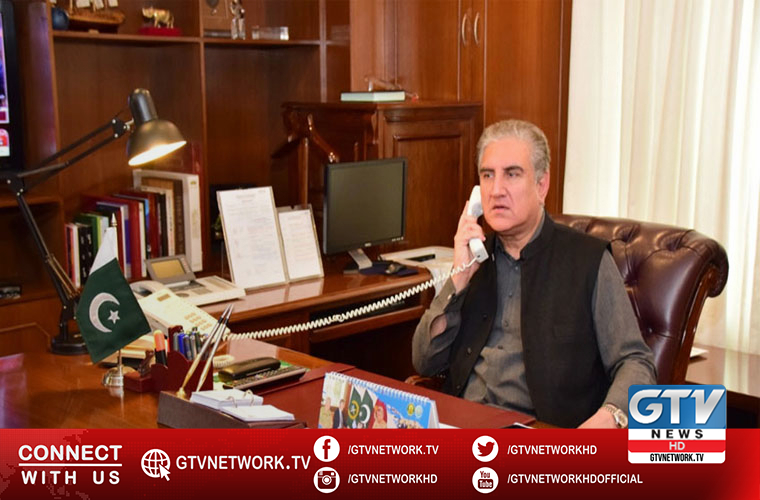 FM Shah Mahmood converses with German counterpart on Islamophobia