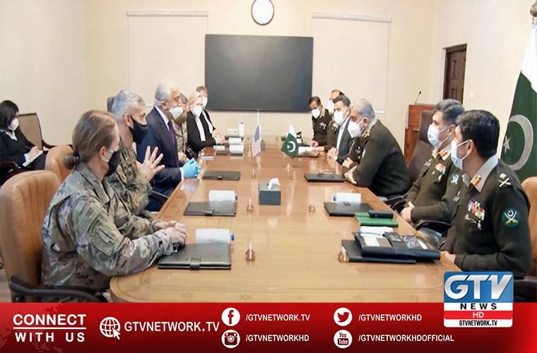 Zalmay and US Resolute Support Mission head meet Pakistan Army Chief