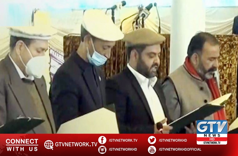Gilgit Baltistan cabinet members take oath