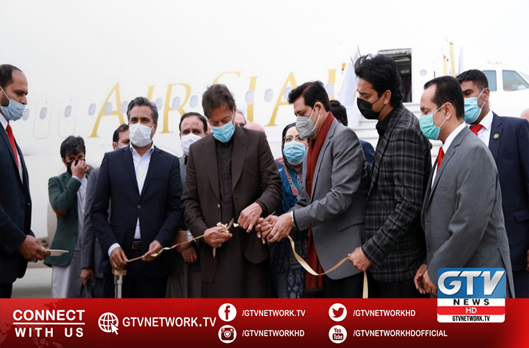Prime Minister inaugurates Air Sial airlines in Sialkot