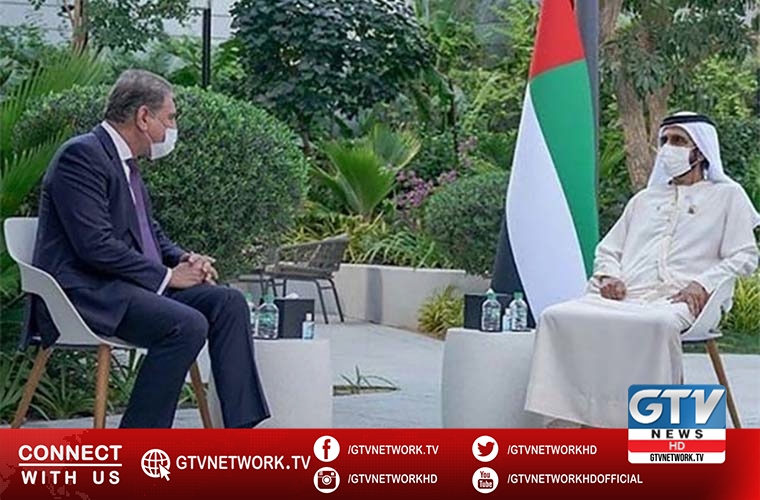 Foreign Minister Makhdoom Shah Mahmood Qureshi meets UAE PM