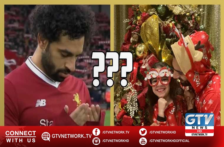 Egyptian footballer Salah faces online anger after posting family Christmas wishes