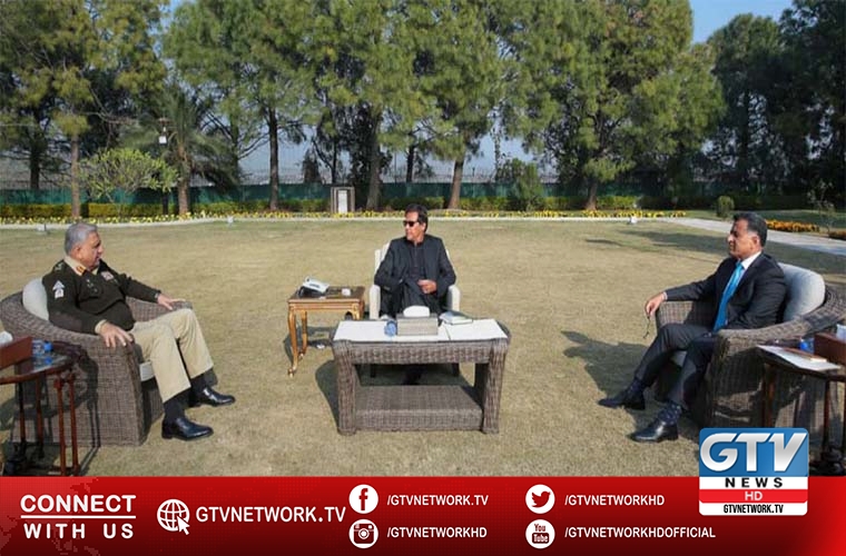 Army Chief and DG ISI meet Prime Minister Imran Khan in Islamabad