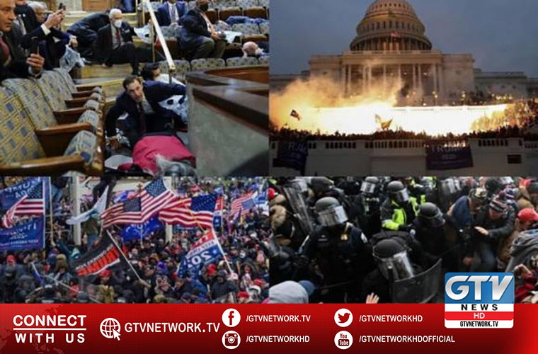 Four protesters killed after they stormed Capitol Hill to reject Biden win