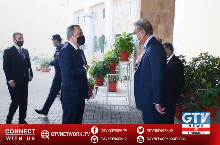Azerbaijan FM Jeyhun Bayramov visits Pakistan Foreign Office